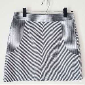 SANDRO Seersucker Skirt